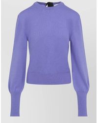 Lanvin - Ribbed Wool Jumper - Lyst