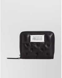 Maison Margiela - Leather Padded Zip Around Wallet - Lyst