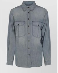 Isabel Marant - Casual Shirt With Chest Pockets And Collared Neck - Lyst