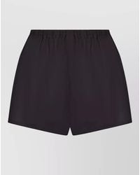 Prada - Popeline Shorts Buttoned Pockets Tailored Design - Lyst