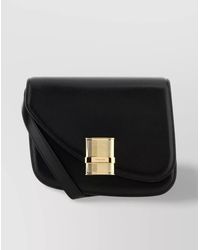 Ferragamo - Gancini Leather Cross-Body Bag - Lyst