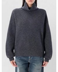 Isabel Marant - Brooke High Neck Knit Long Sleeve Sweater - Lyst