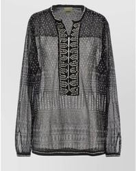 Isabel Marant - Metallic Nickie Blouse - Lyst