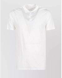Hartford - Plain Cotton Shirt With Polo Collar - Lyst