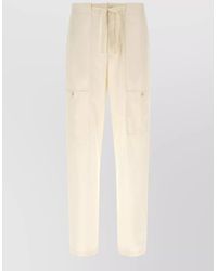 Jil Sander - Cotton Straight-Leg Cargo Trousers - Lyst