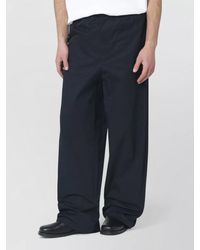Jil Sander - Cotton Wide-Leg Trousers - Lyst