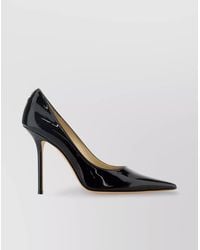 Jimmy Choo - Patent Leather Pointed-Toe Pumps - Lyst