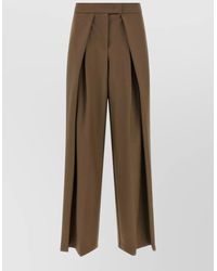 Nude - High-Rise Wide-Leg Suit Trousers - Lyst