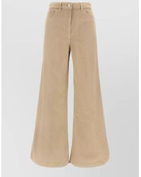 Nude - Tilda Pants Wide Leg Belt Loops Pockets - Lyst