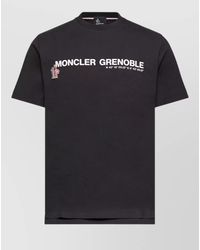 Moncler - Ribbed Crew Neck Short Sleeve T-Shirt - Lyst
