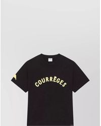 Courreges - Cotton Short-Sleeve T-Shirt - Lyst