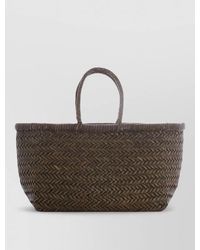 Dragon Diffusion - Beach Shopper Bag Woven Design Dual Handles - Lyst