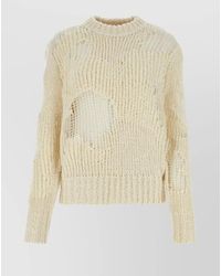 Chloé - Cashmere Chunky-Knit Distressed Jumper - Lyst