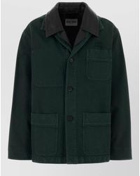 Miu Miu - Denim Jacket Long Sleeves Chest And Front Pockets - Lyst