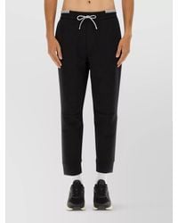 BOSS - Tailored Trousers With Elastic Waistband And Ribbed Cuffs - Lyst