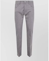 Jacob Cohen - Slim-Fit Tailored Trousers - Lyst