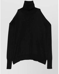 Roberto Collina - Oversized Turtleneck Sweater Cut-Outs - Lyst