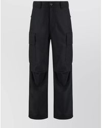 DARKPARK - Virgin Wool Cargo Wide-Leg Trousers - Lyst