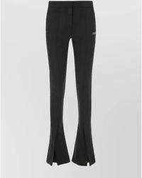 Off-White c/o Virgil Abloh - High-Rise Flared Tailored Trousers - Lyst