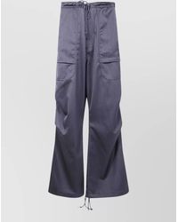 Entire studios - Wide-Leg Cargo Suiting Trousers - Lyst