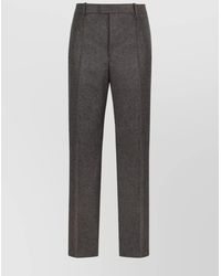 Bottega Veneta - Wool Straight-Leg Trousers - Lyst