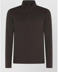 Zanone - Cotton Short-Sleeve Polo Shirt - Lyst