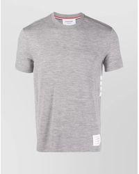 Thom Browne - Wool Short-Sleeve T-Shirt - Lyst