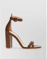 Gianvito Rossi - Upper Leather Open Toe Sandals - Lyst