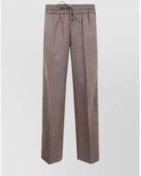 Drole de Monsieur - Virgin Wool Wide-Leg Trousers - Lyst
