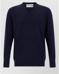 Ballantyne - V Neck Knit Sweater Long Sleeves - Lyst