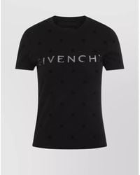 Givenchy - Short Sleeves Logo Round Neck T-Shirt - Lyst