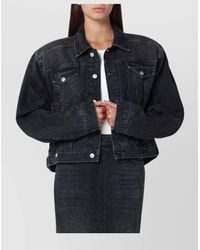Haikure - Denim Single Breasted Coat - Lyst