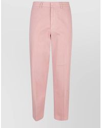 Department 5 - Wide Leg Trousers Belt Loops Pockets Back - Lyst