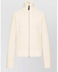 Maison Margiela - Cropped High Neck Long Sleeve Cardigan - Lyst