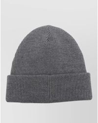 Gucci - Hat Ribbed Texture Folded Cuff Stripe - Lyst