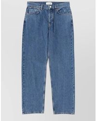 Marine Serre - Denim Straight-Leg Jeans - Lyst