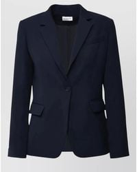 P.A.R.O.S.H. - Single Breasted Jacket Flap Pockets Lapels - Lyst