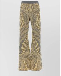 Etro - Wool Wide-Leg Trousers - Lyst