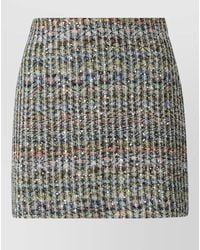 Missoni - Chevron Knit Sequin Mini Skirt - Lyst