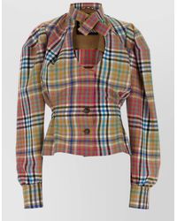 Vivienne Westwood - Embroidered Wool Fitted Blazer - Lyst