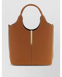 Tod's - Mini Bucket Bag Metal Plate Shoulder Strap - Lyst