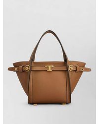 Tod's - T Timeless Mini Leather Shoulder Bag - Lyst