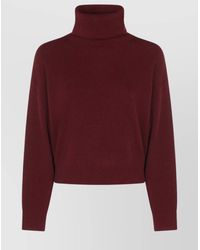 Brunello Cucinelli - Cashmere Blend English Ribbed Turtleneck Jumper - Lyst
