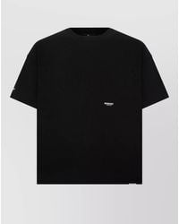 Represent - Cotton Ribbed Crew Neck Short-Sleeve T-Shirt - Lyst