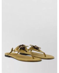 Isabel Marant - Elato Gd Leather Sandals Embellished Design - Lyst