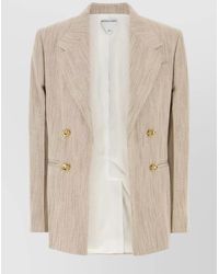 Bottega Veneta - Silk Blend Blazer - Lyst
