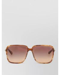 Chloé - 59 Square Frame Sunglasses Gradient Lenses - Lyst