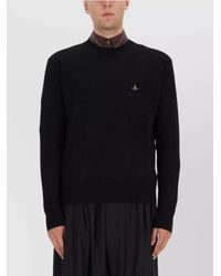 Vivienne Westwood - Wool Ribbed Crew Neck Sweater - Lyst
