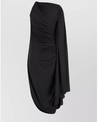 Bottega Veneta - Draped One-Shoulder Mini Dress - Lyst