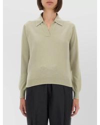 Maison Margiela - Virgin Wool Polo Shirt - Lyst